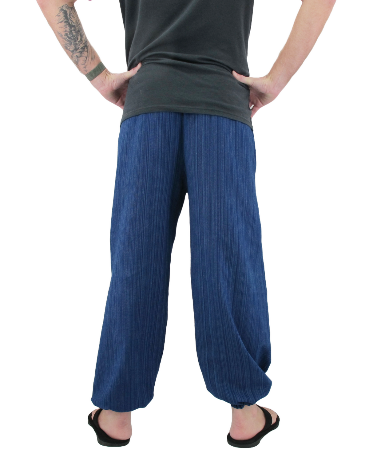 Cotton Hippie Pants Dark Blue