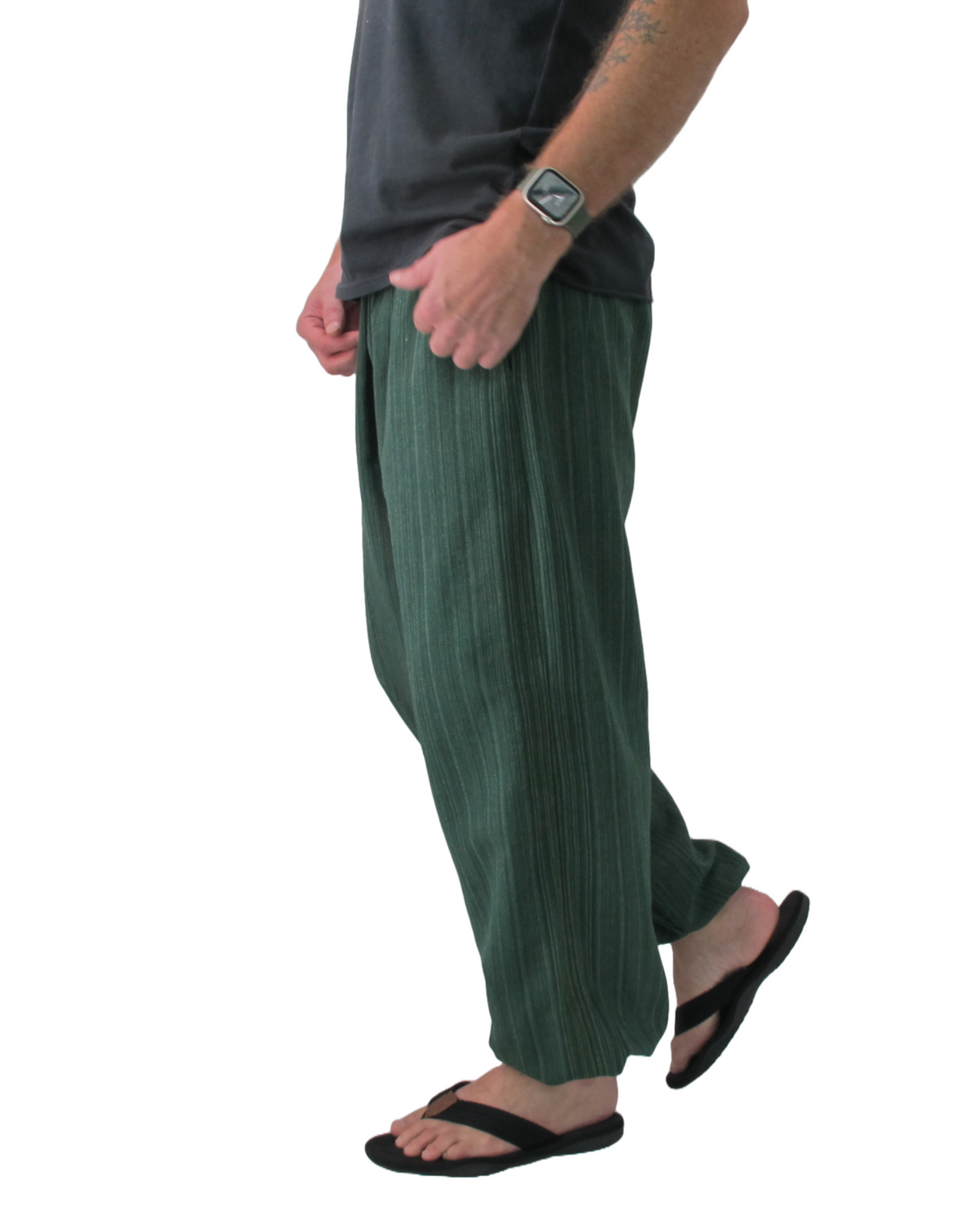 Cotton Hippie Pants Green