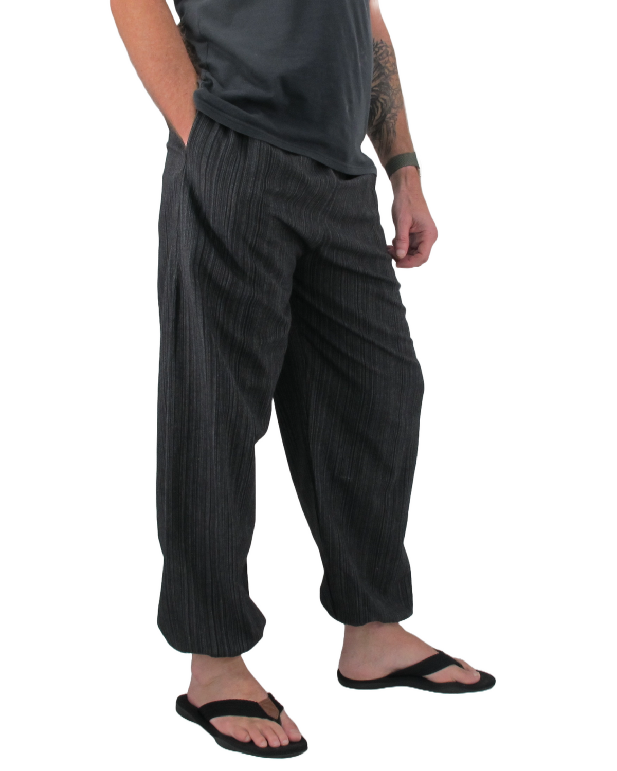 Cotton Hippie Pants Black