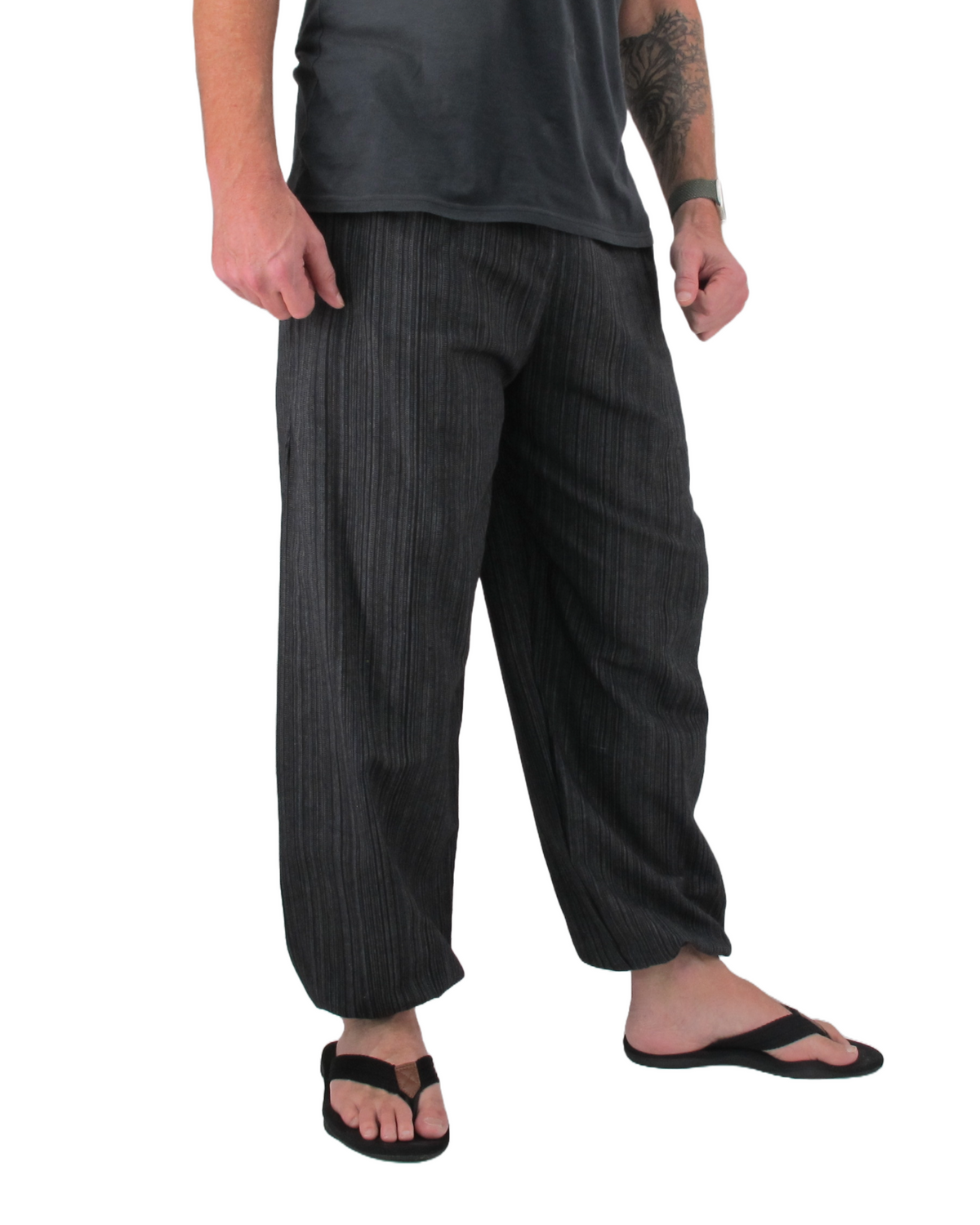 Cotton Hippie Pants Black