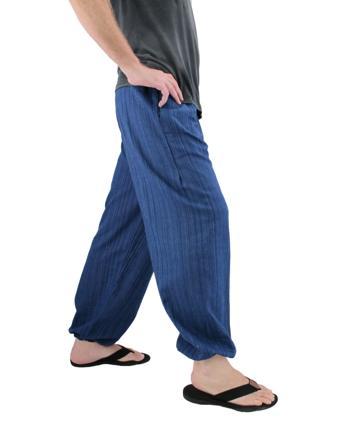 Cotton Hippie Pants Dark Blue