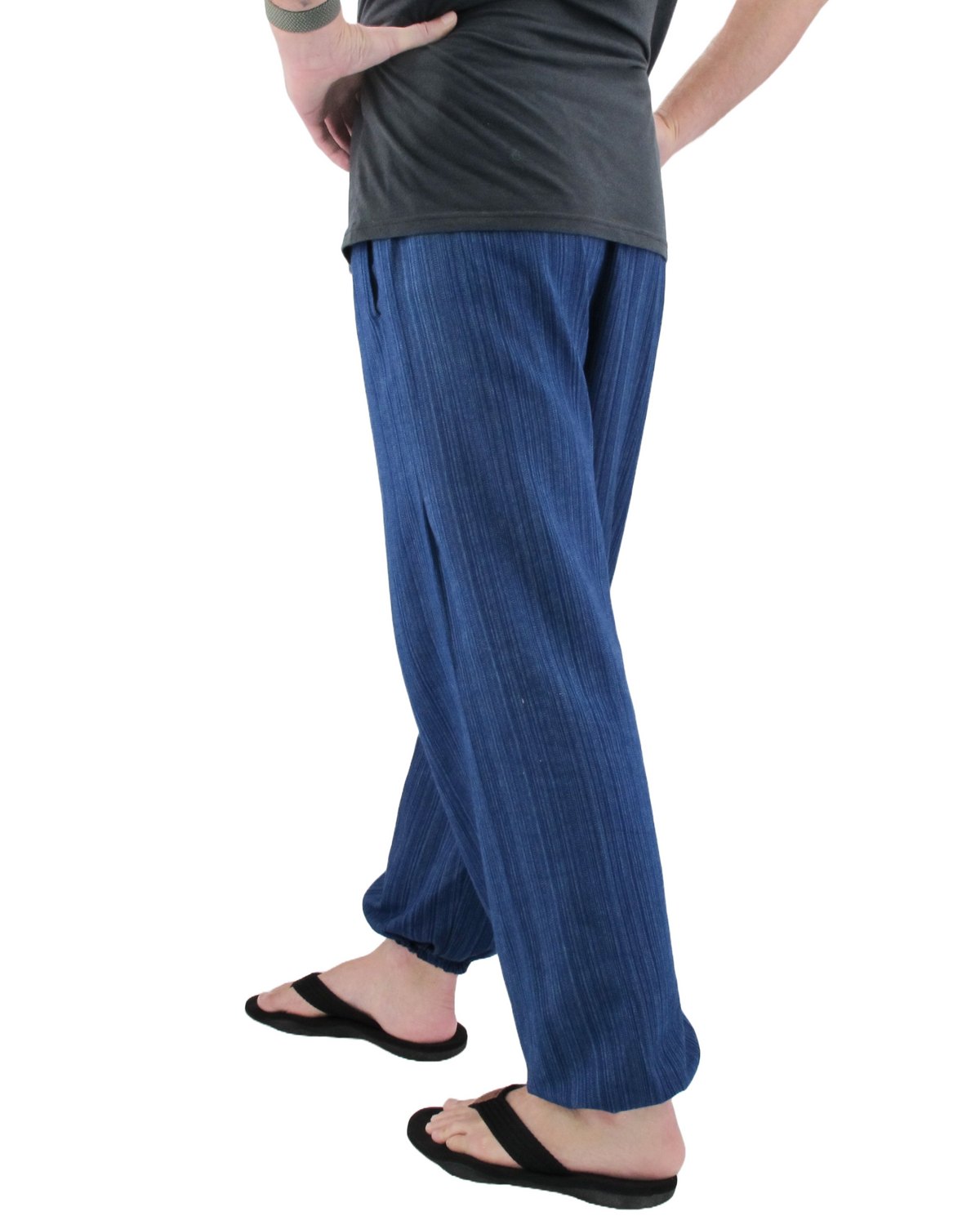 Cotton Hippie Pants Dark Blue