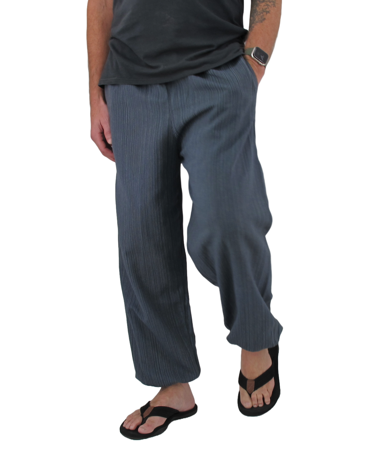 Cotton Hippie Pants Dark Grey