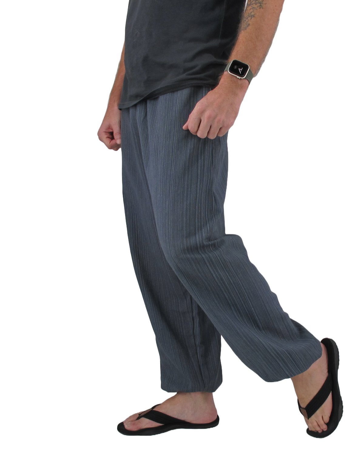 Cotton Hippie Pants Dark Grey