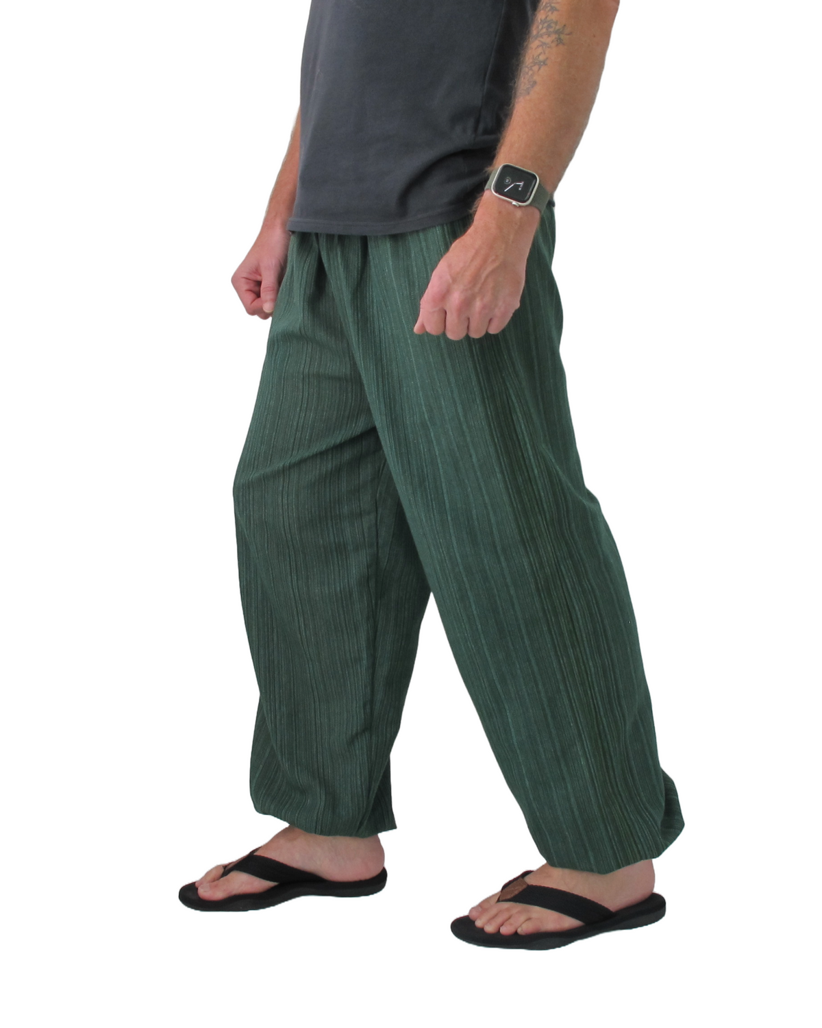 Cotton Hippie Pants Green