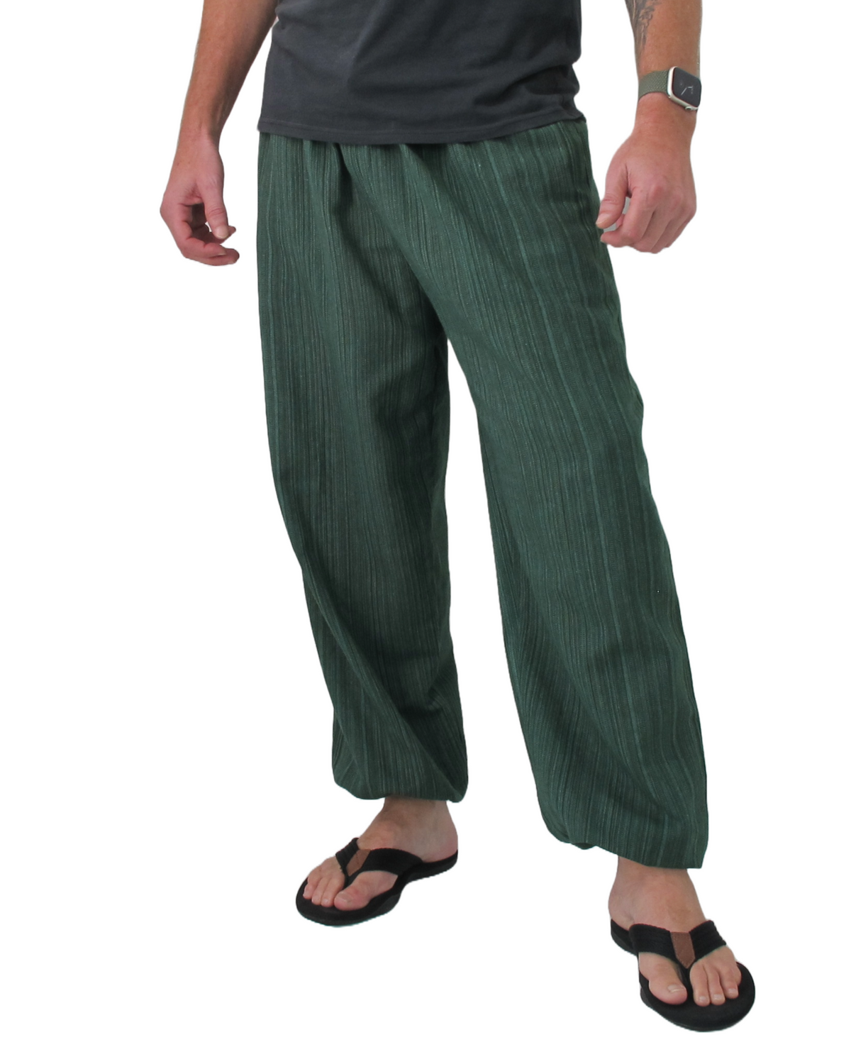 Cotton Hippie Pants Green