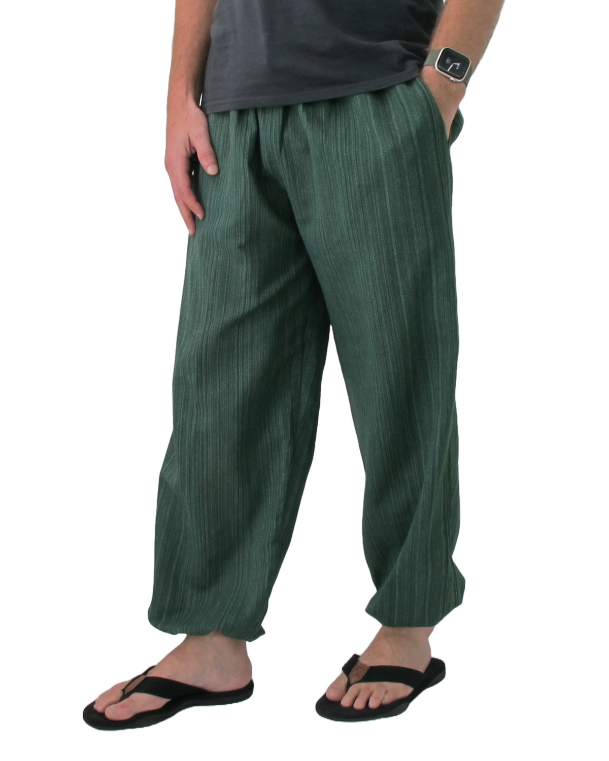 Cotton Hippie Pants Green