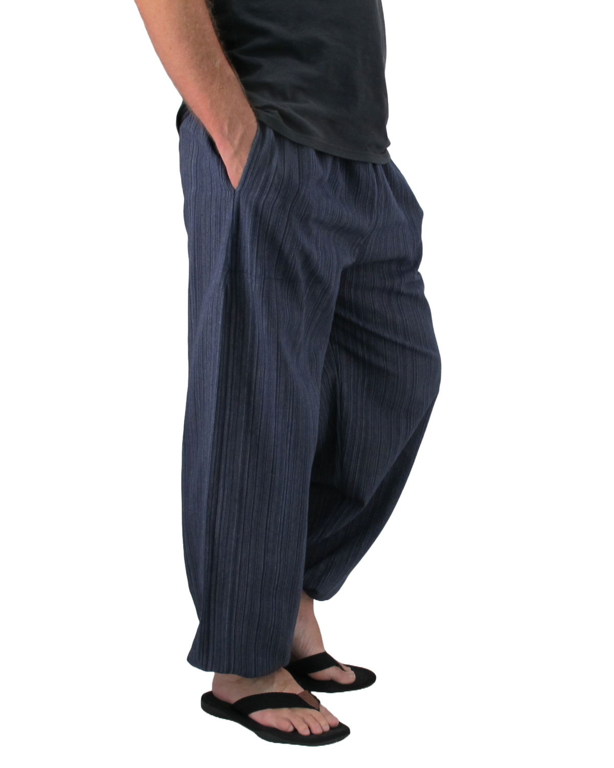 Cotton Hippie Pants Navy