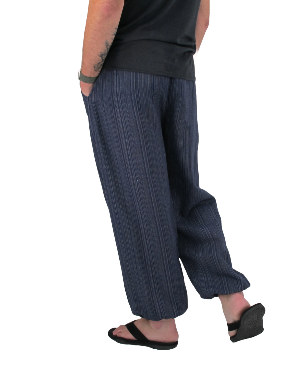 Cotton Hippie Pants Navy