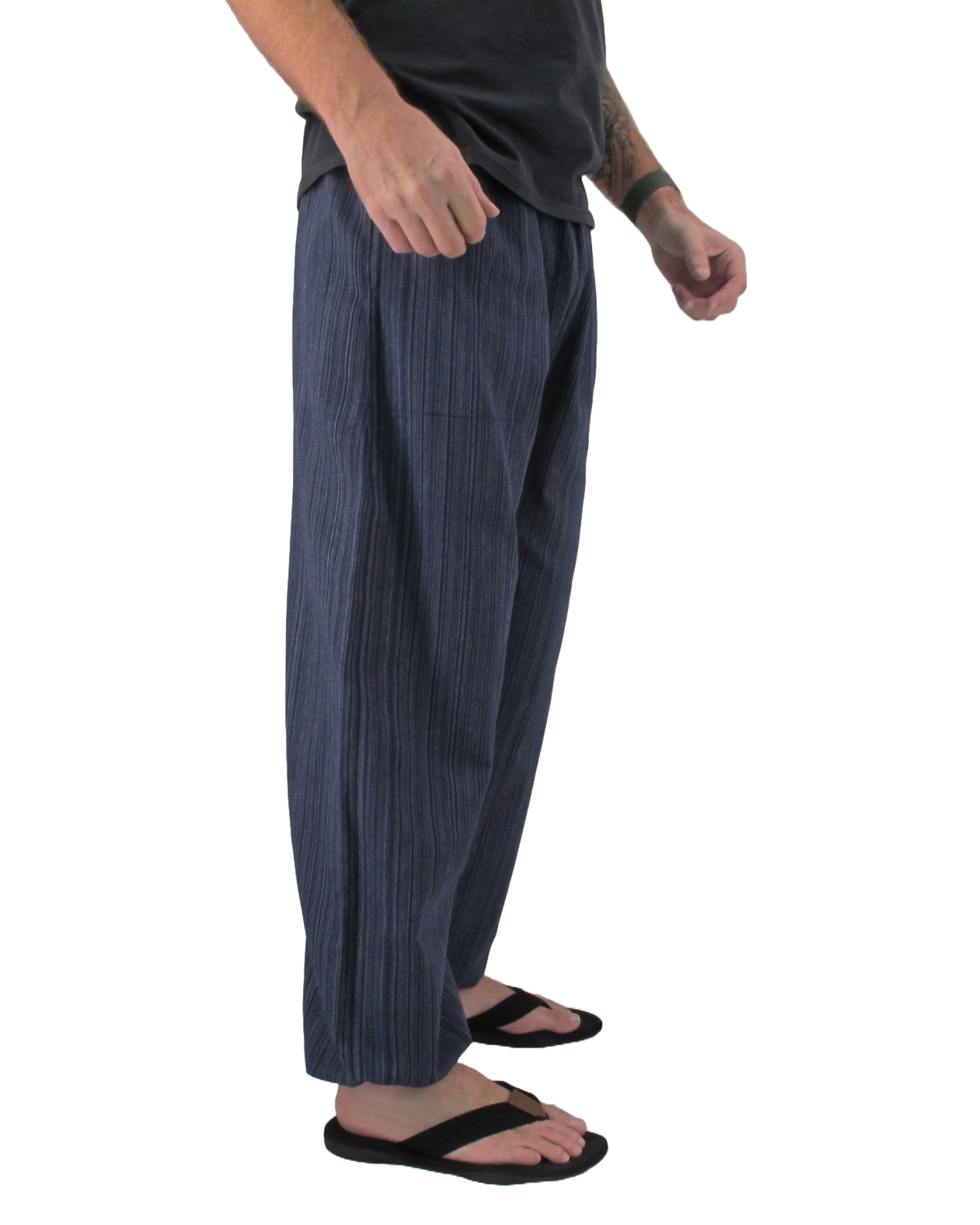 ★★Adairs★★ Retro Woven Pants Navy IJ5274 Cotton Hippie Pants Navy – Love Quality