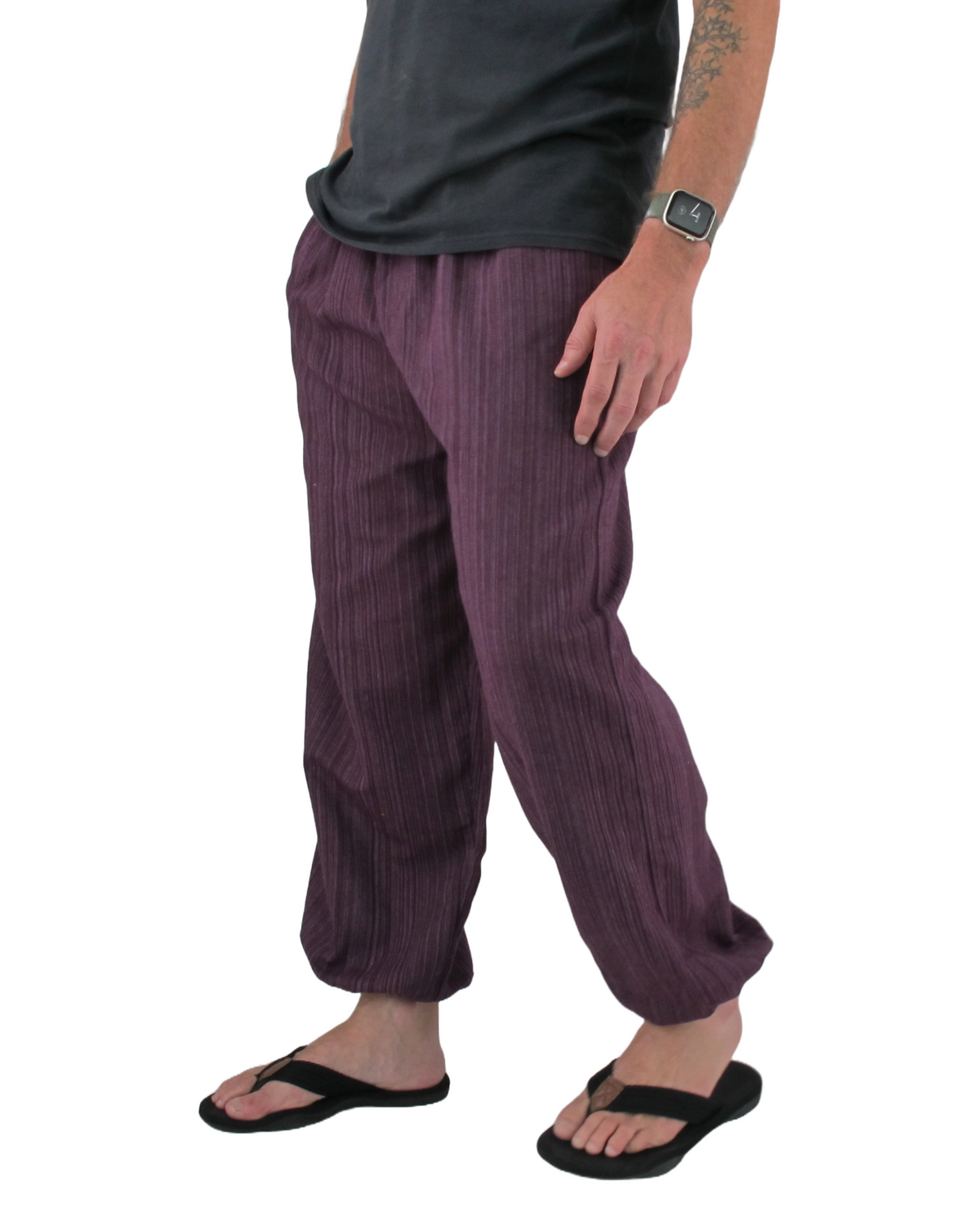 Cotton Hippie Pants Purple