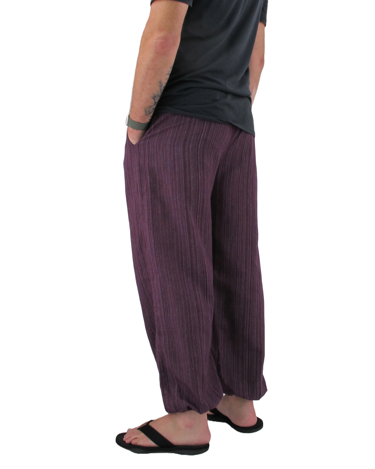 Cotton Hippie Pants Purple