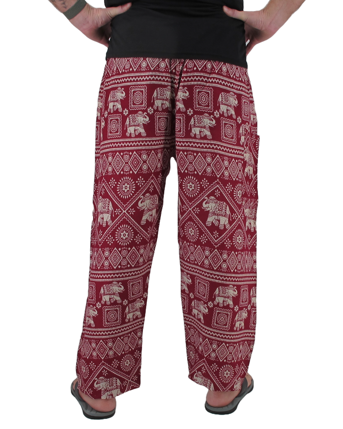 Baggy Harem Pants Red