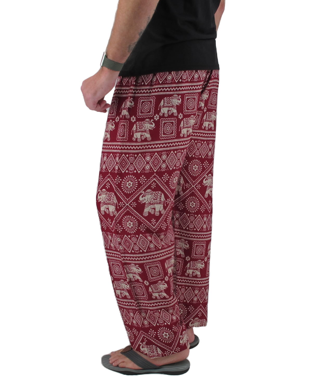 Baggy Harem Pants Red