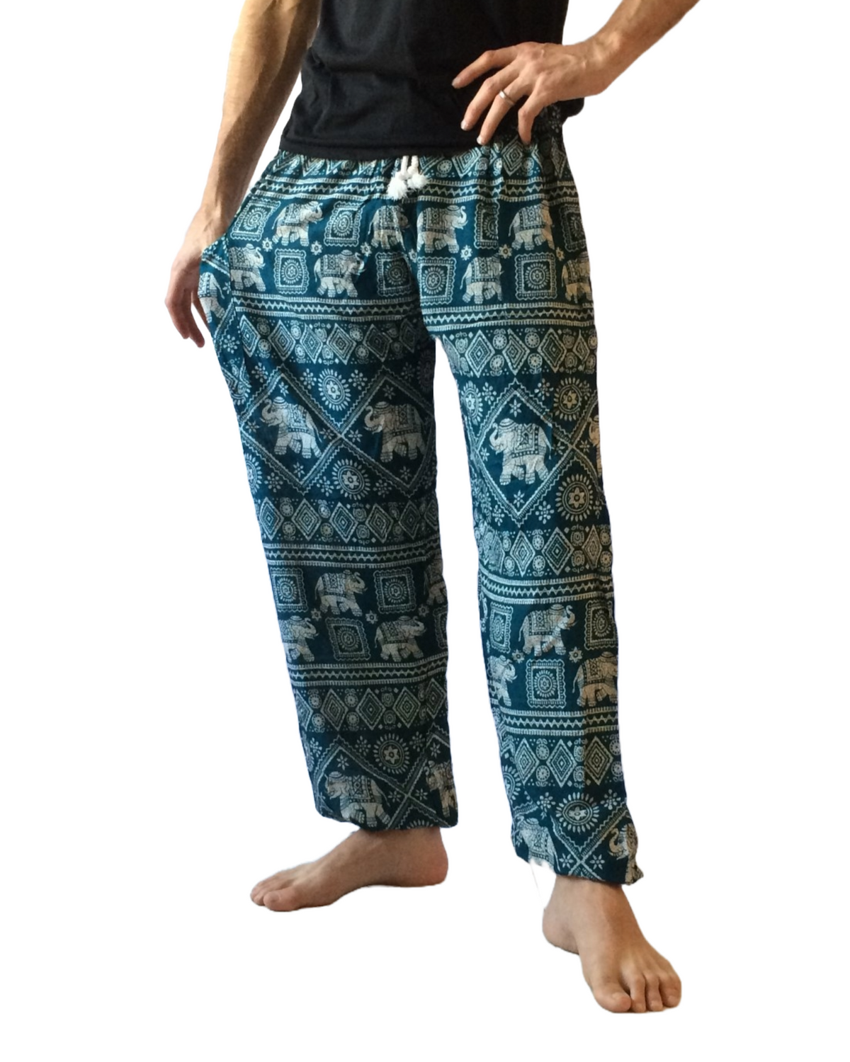 Baggy Harem Pants Green