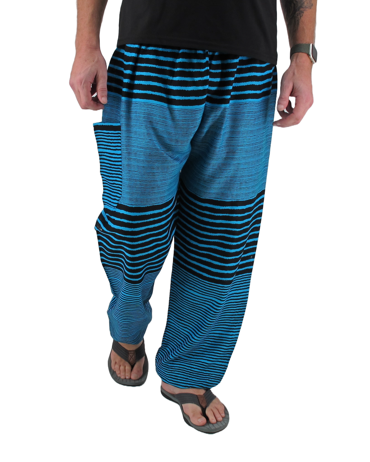 Baggy Harem Pants Surf Teal