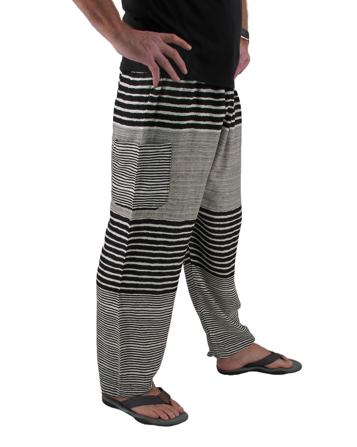 Baggy Harem Pants Surf Black