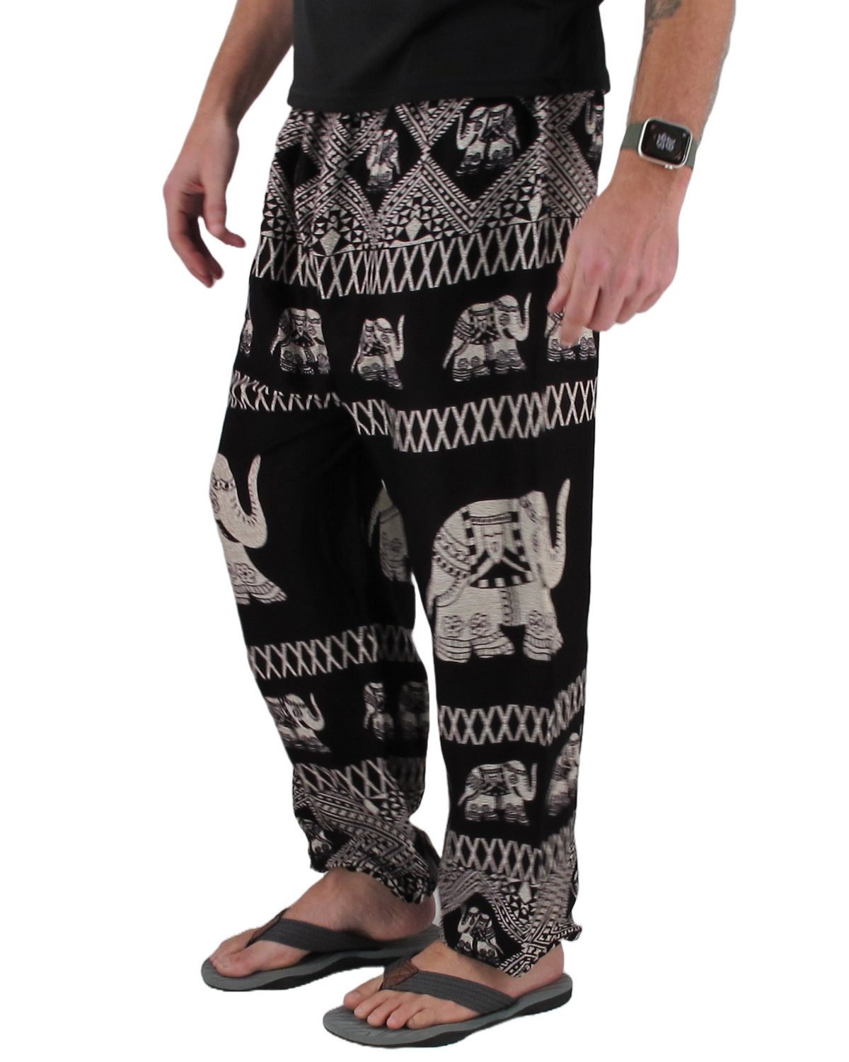 Baggy Harem Pants Thai Black