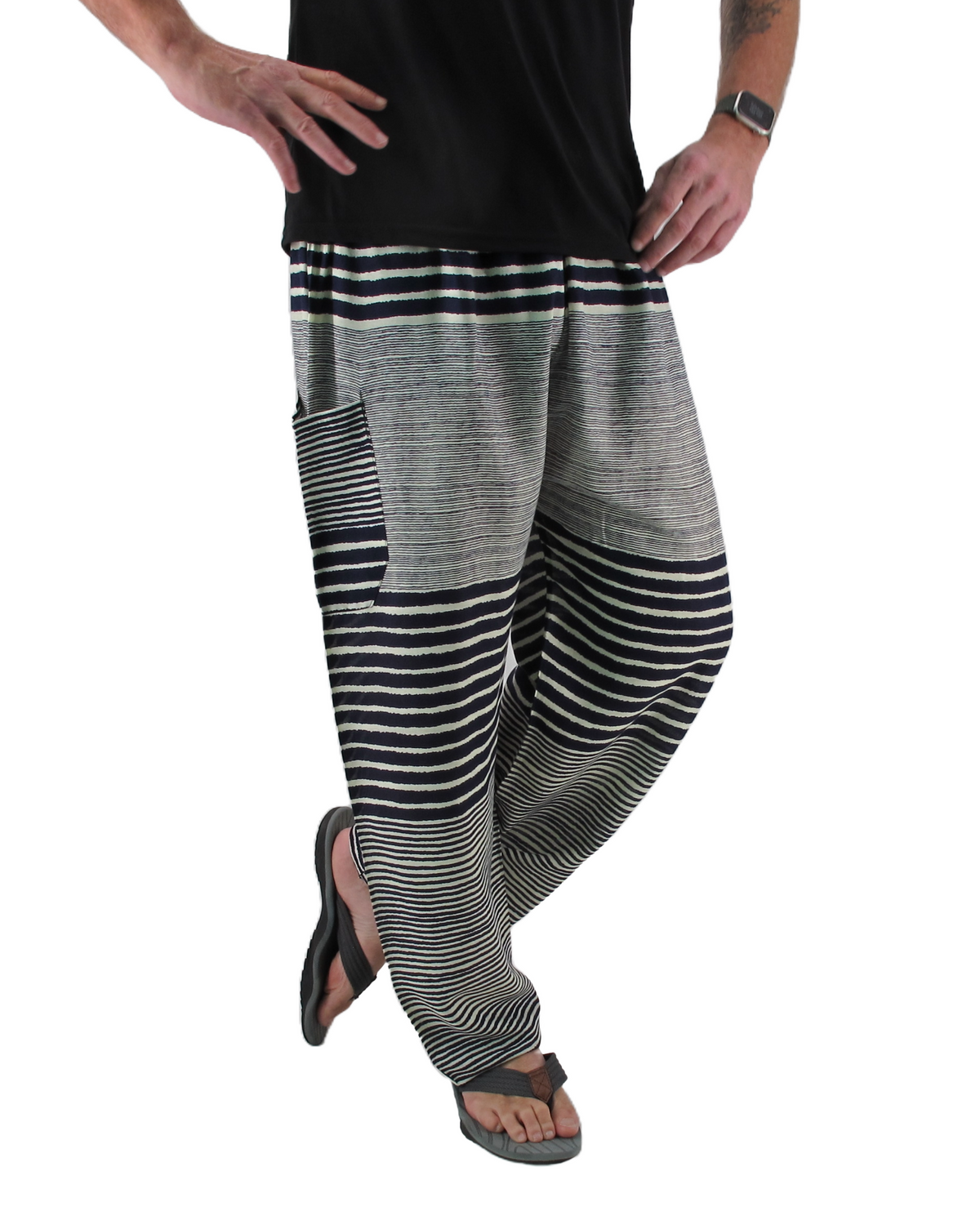 Baggy Harem Pants Surf Navy Love Quality