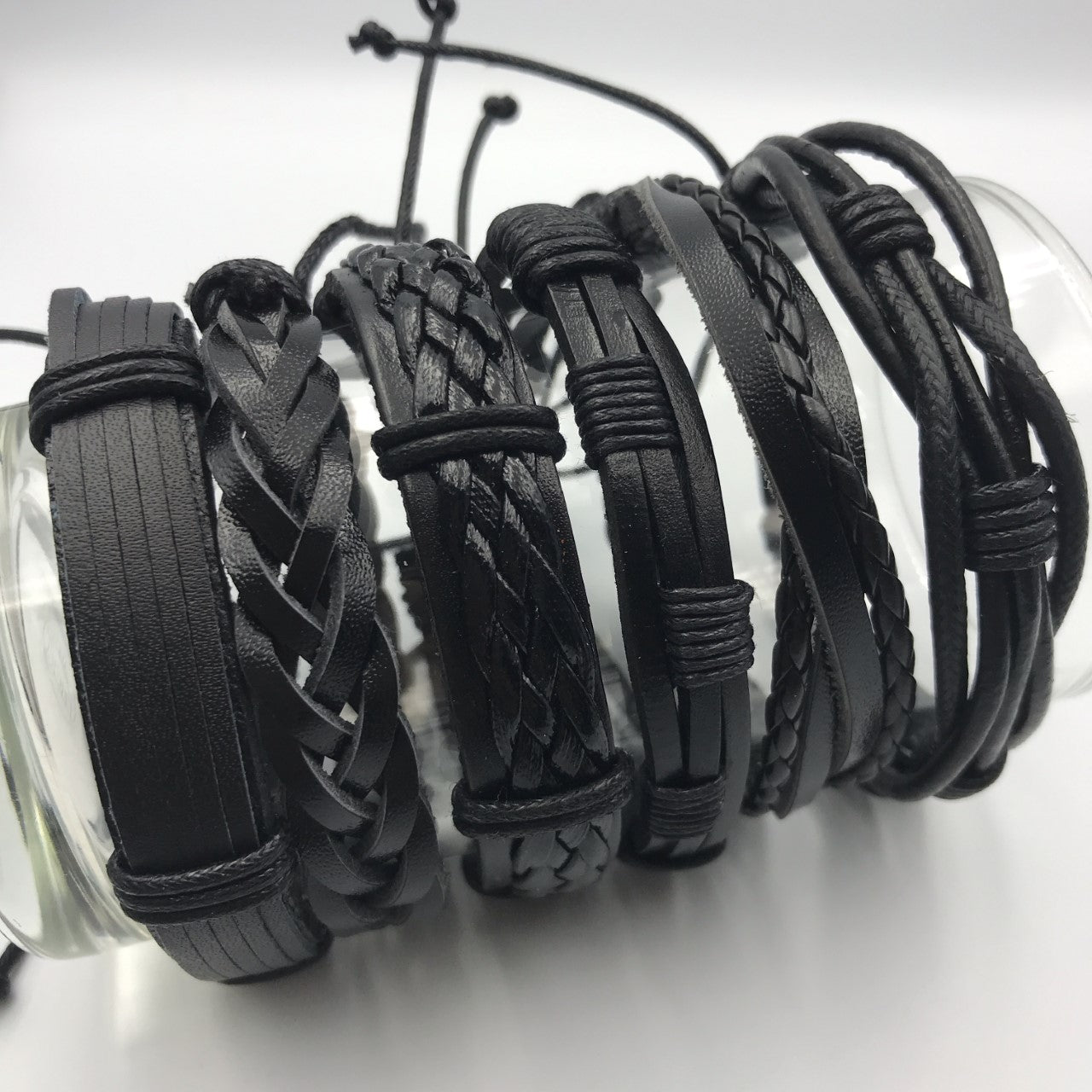 Leather Bracelet Set 5 Pack – Love Quality