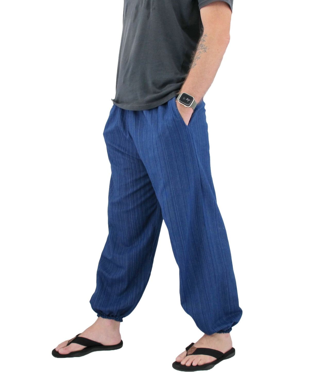 Cotton Hippie Pants Blue - Love Quality