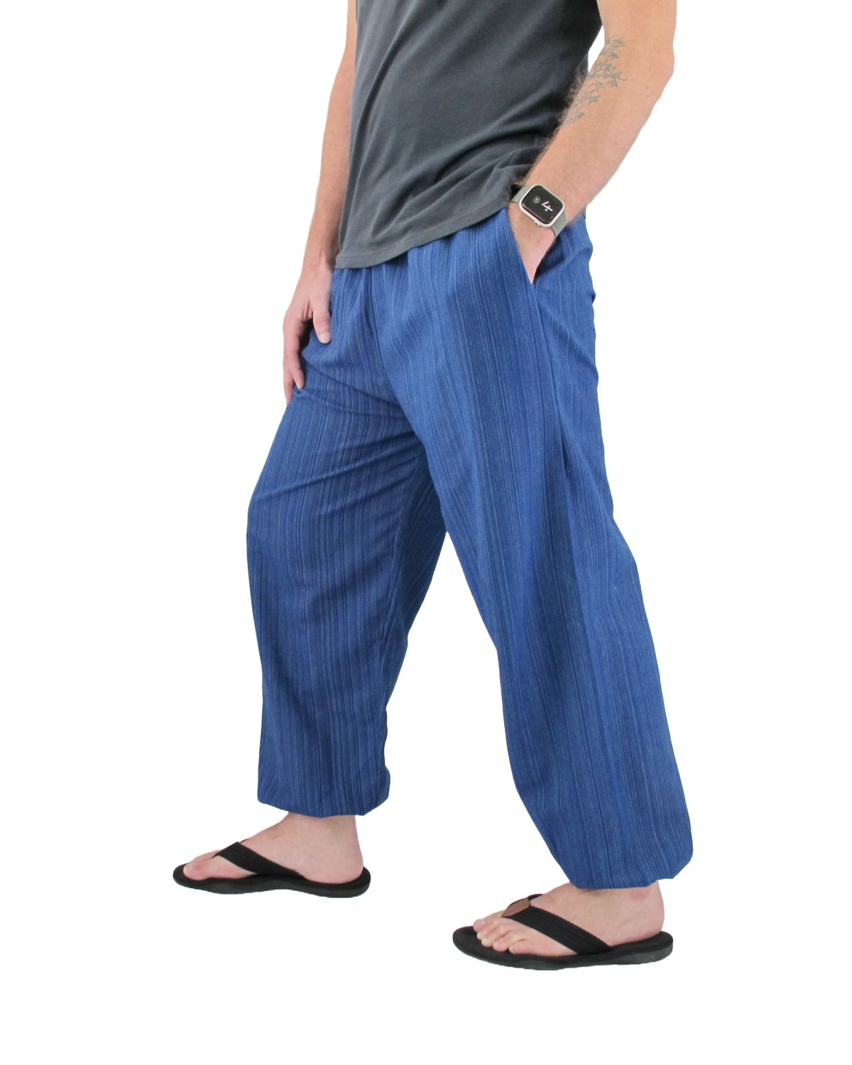 Cotton Hippie Pants Blue - Love Quality