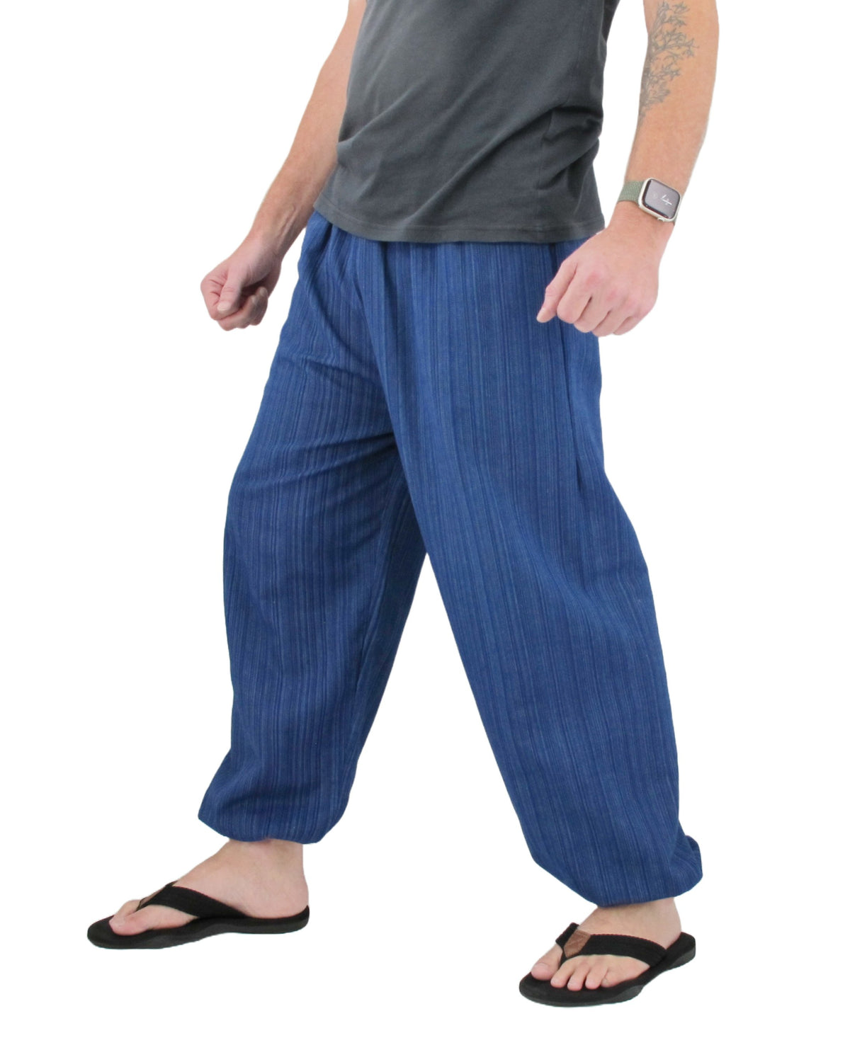 Cotton Hippie Pants Blue - Love Quality