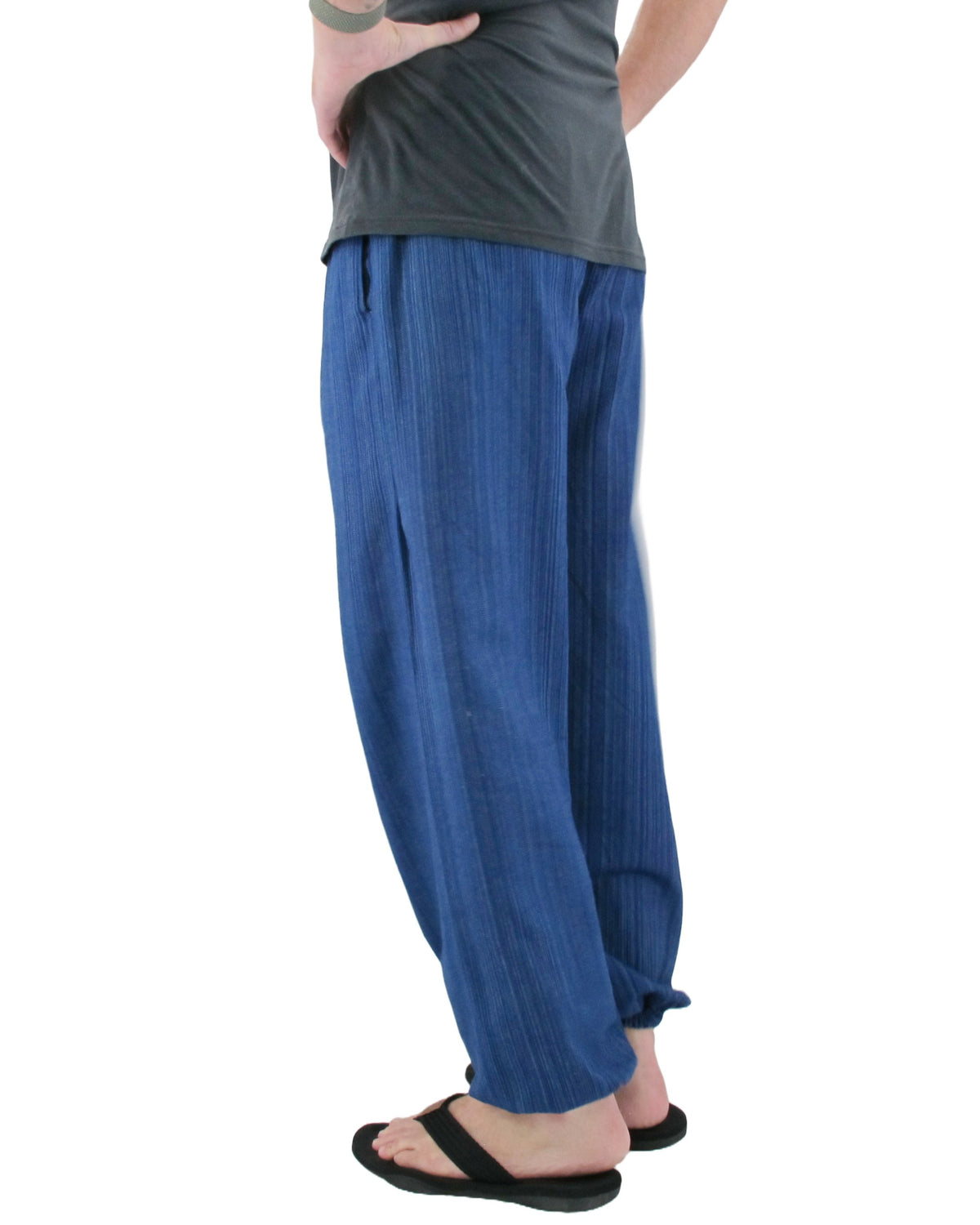 Cotton Hippie Pants Blue - Love Quality