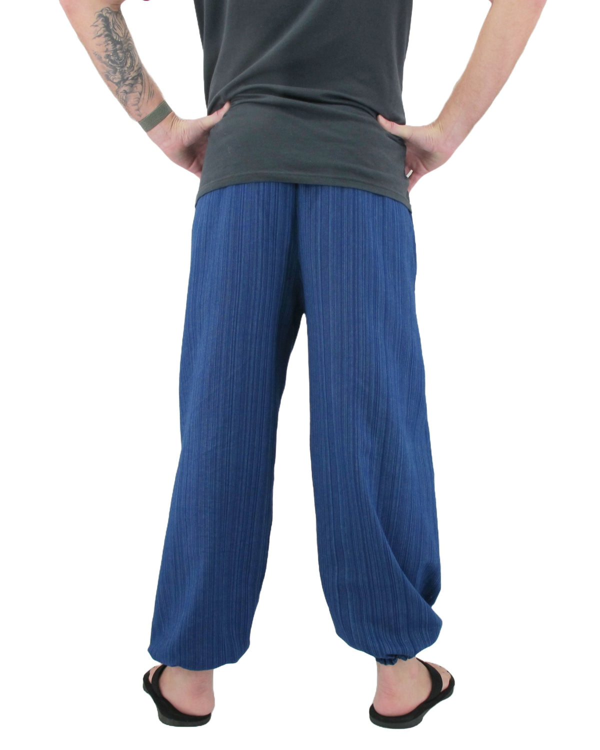 Cotton Hippie Pants Blue - Love Quality