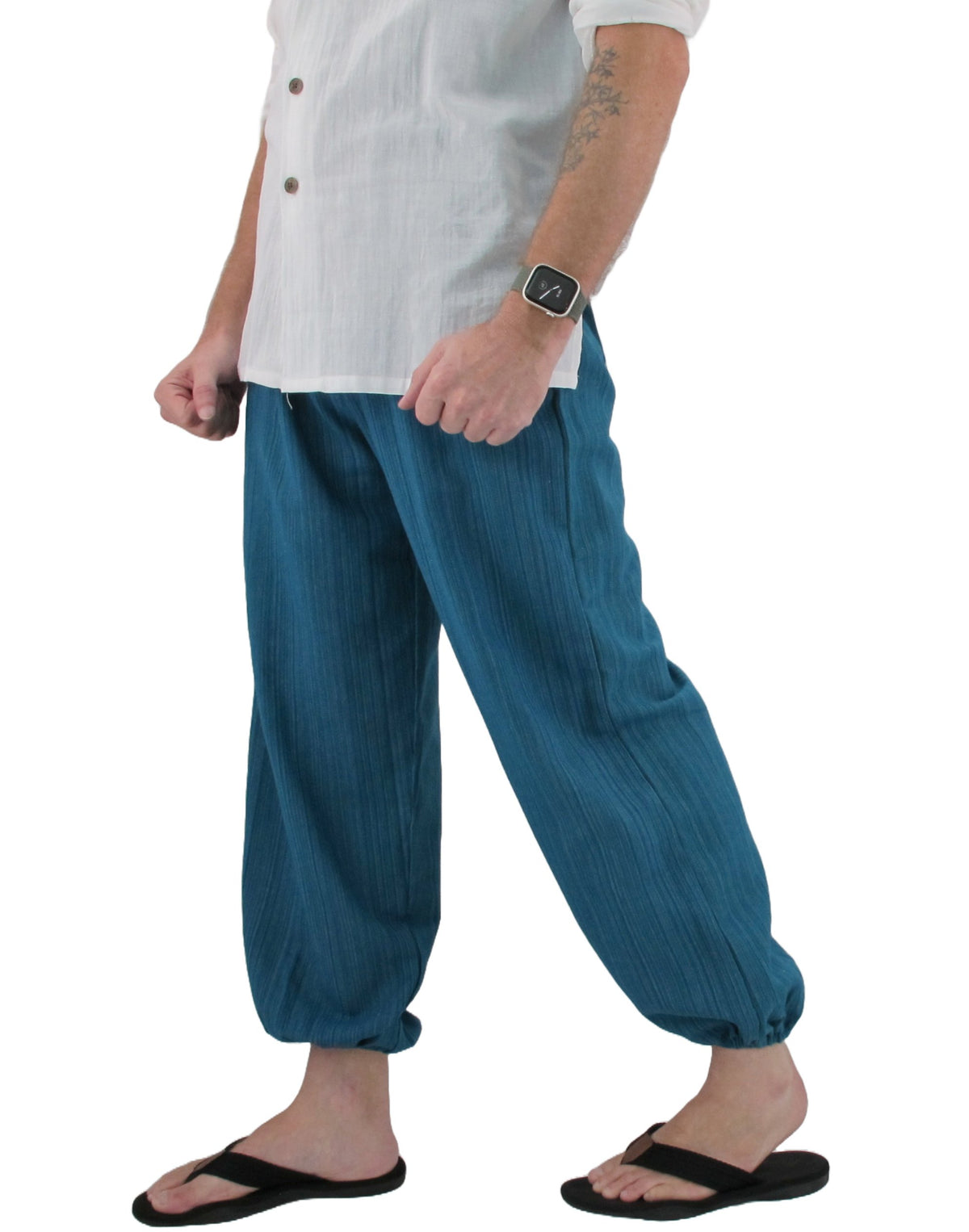 Cotton Hippie Pants Teal - Love Quality