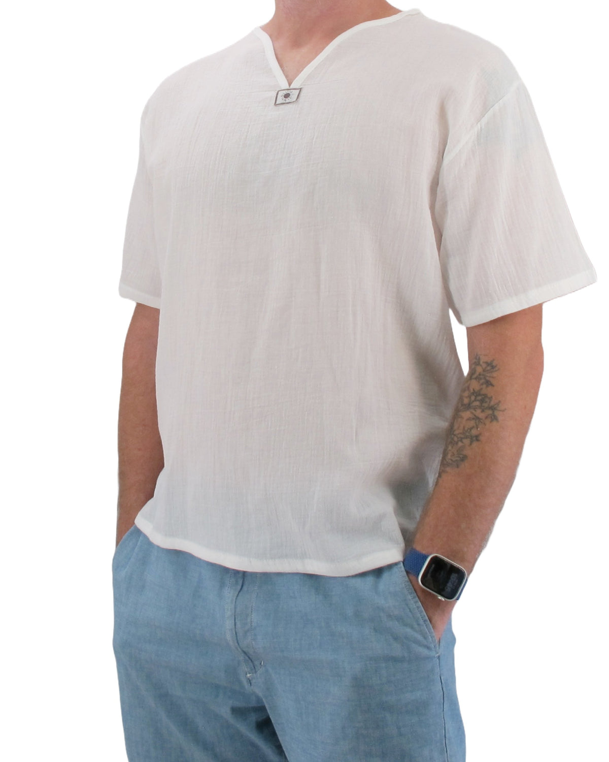 Short Sleeve T-Shirt White - Love Quality
